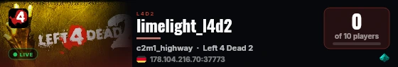 limelight_l4d2 live status badge