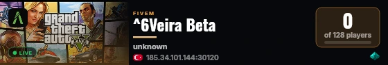^6Veira Beta live status badge