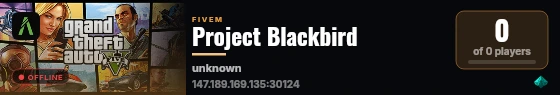 Project Blackbird live status badge