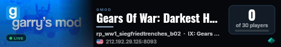 Gears Of War: Darkest Hour https://discord.gg/WPRs5SHyfN live status badge