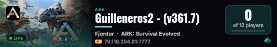 Guilleneros2 - (v361.7) live status badge