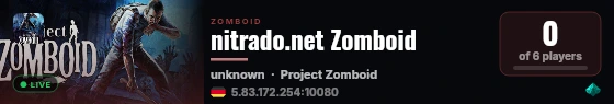 nitrado.net Zomboid live status badge