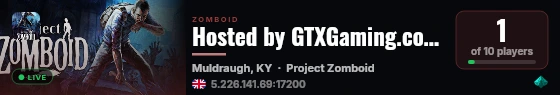 Hosted by GTXGaming.co.uk live status badge
