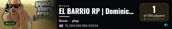 EL BARRIO RP | Dominicano| Latino | 24/7 live status badge