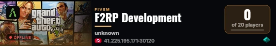 F2RP Development live status badge