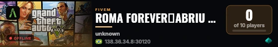 ROMA FOREVER⌠ABRIU HOJE + VIP GRÁTIS⌡ live status badge
