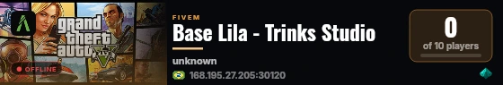 Base Lila - Trinks Studio live status badge