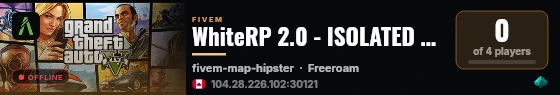 WhiteRP 2.0 - ISOLATED STAGING live status badge