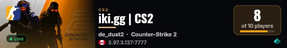 iki.gg | CS2 live status badge