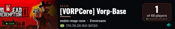 [VORPCore] Vorp-Base live status badge