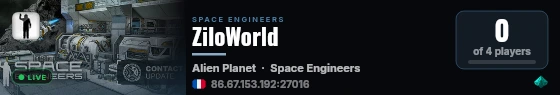 ZiloWorld live status badge