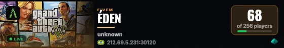 ÉDEN live status badge