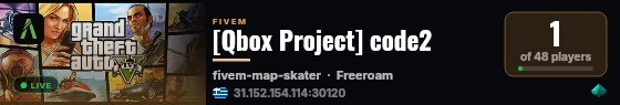[Qbox Project] code2 live status badge