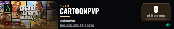CARTOONPVP live status badge