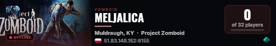 MELJALICA live status badge