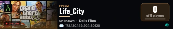 Life_City live status badge