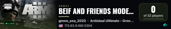 BEIF AND FRIENDS MODERN live status badge