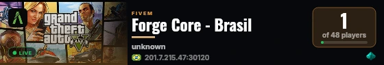 Forge Core - Brasil live status badge