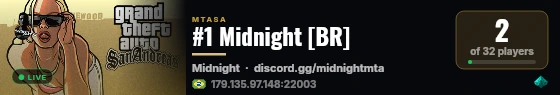 #1 Midnight [BR] live status badge