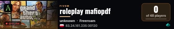 roleplay mafiopdf live status badge