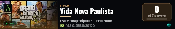 Vida Nova Paulista live status badge