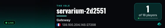 servarium-2d2551 live status badge
