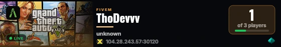ThoDevvv live status badge