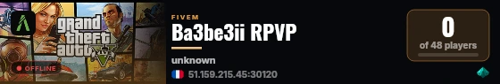 Ba3be3ii RPVP live status badge