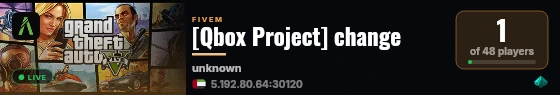 [Qbox Project] change live status badge