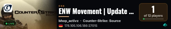 ENW Movement | Update Test | enw.gg live status badge