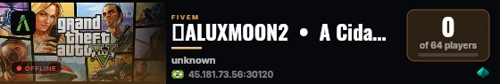 ✨ALUXMOON2  •  A Cidade Que Não Dorme!✨ live status badge