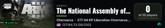 The National Assembly of Lesotho live status badge