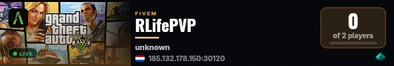 RLifePVP live status badge