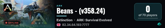 Beans - (v358.24) live status badge