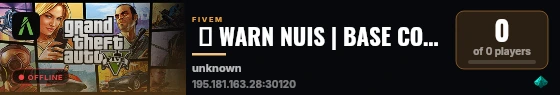  🔨 WARN NUIS | BASE CORE live status badge