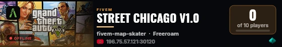 STREET CHICAGO V1.0 live status badge