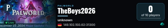 TheBoys2026 live status badge