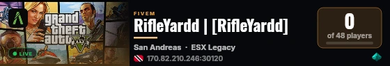 RifleYardd | [RifleYardd] live status badge