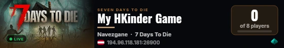 My HKinder Game live status badge