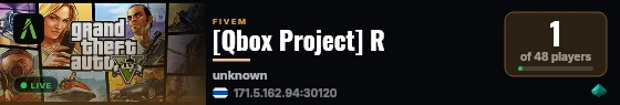 [Qbox Project] R live status badge