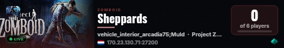 Sheppards live status badge