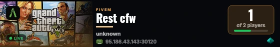 Rest cfw live status badge