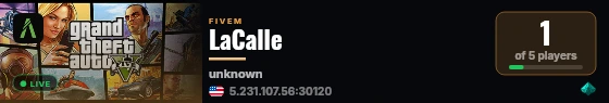 LaCalle live status badge