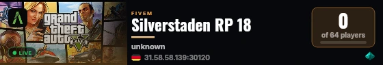 Silverstaden RP 18 live status badge