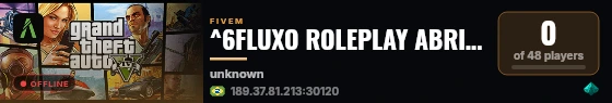 ^6FLUXO ROLEPLAY ABRIU AGORA🌈🌈 live status badge