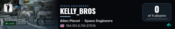 KELLY_BROS live status badge