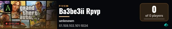 Ba3be3ii Rpvp live status badge