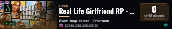 Real Life Girlfriend RP - Solo live status badge