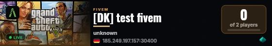 [DK] test fivem live status badge