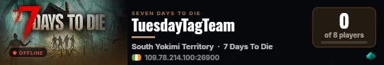 TuesdayTagTeam live status badge